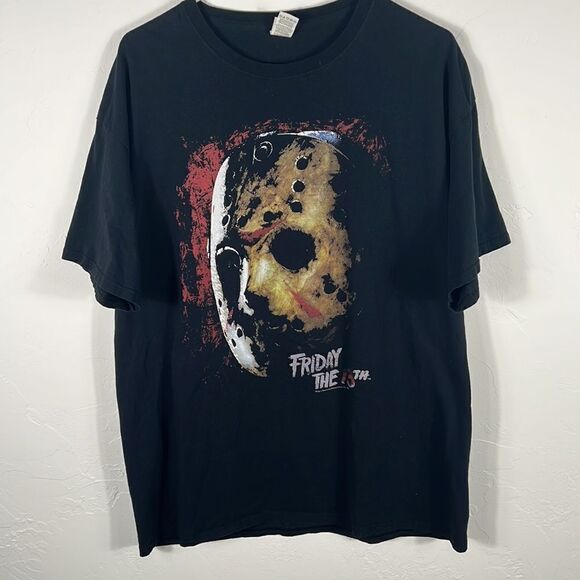 🔥 FRIDAY THE 13th JASON Movie Promo Tee - Horror Halloween t-shirt - Sz XL -EUC - Picture 2 of 8